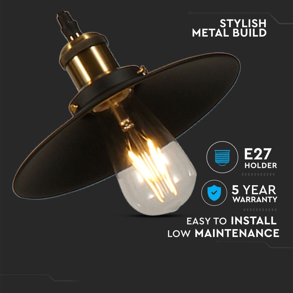 Lampa wisząca / Czarny