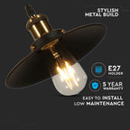 Lampa wisząca / Czarny