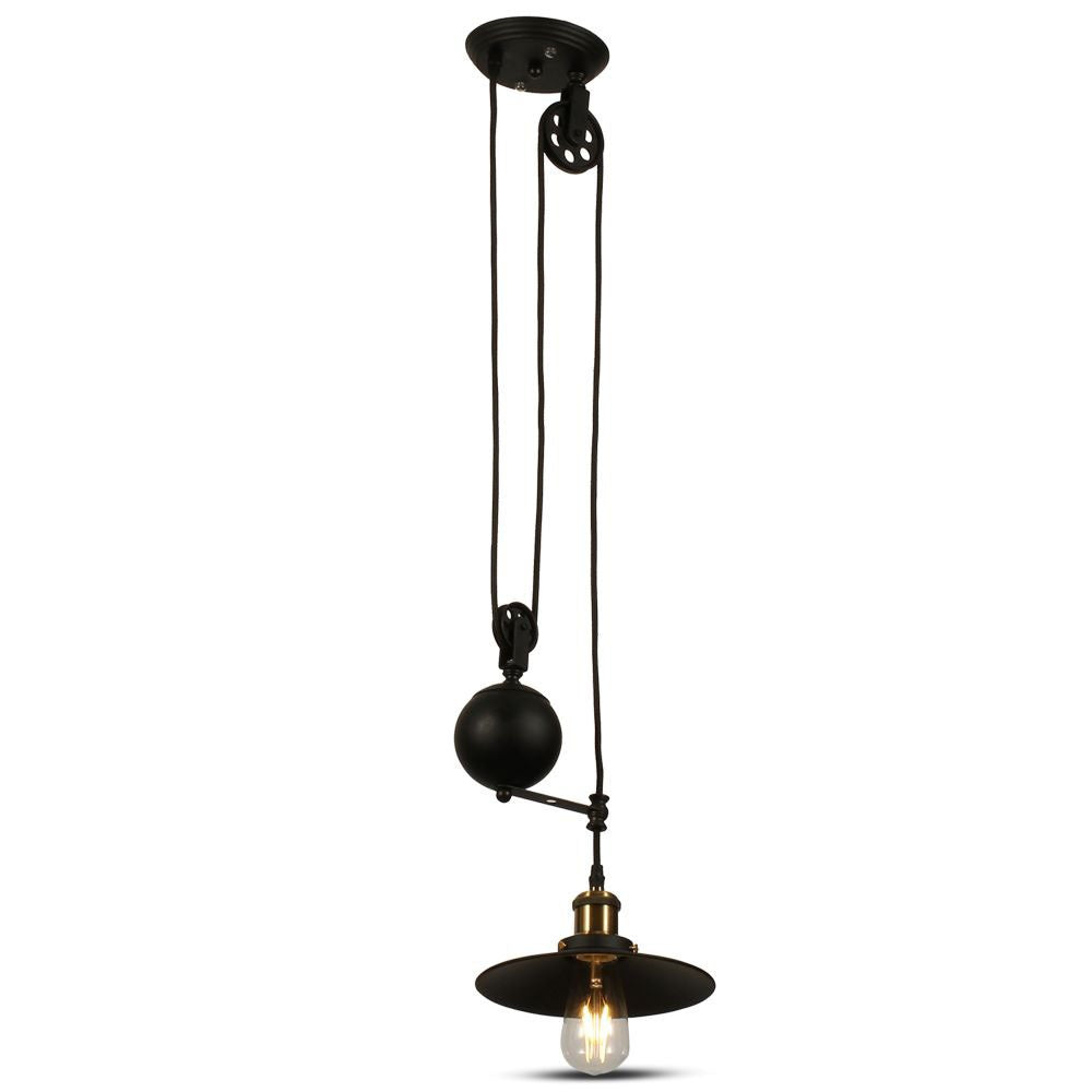 Lampa wisząca / Czarny