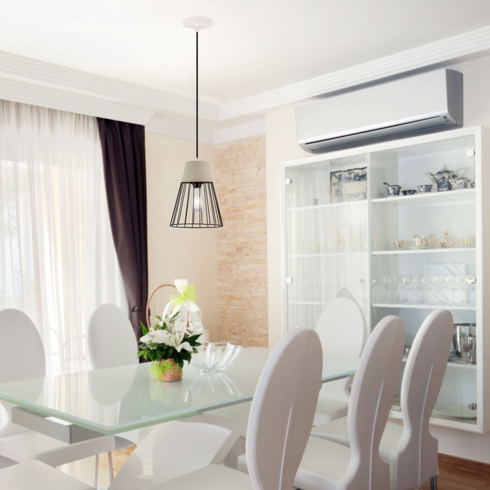 Lampa wisząca / Klosz: Siatka/ Średnica: 250
