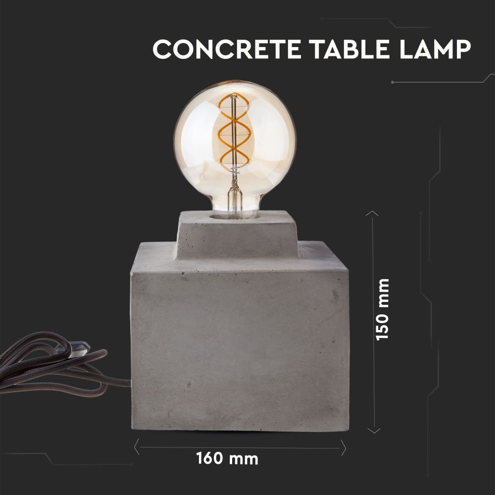 Lampa Biurkowa / Beton
