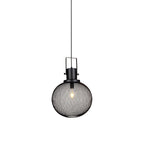 Lampa Wisząca / Kula / Klosz: Siatka / Czarny / Średnica: 300