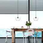 Lampa Wisząca / Klosz: Transparenty / Czarny / Średnica: 280