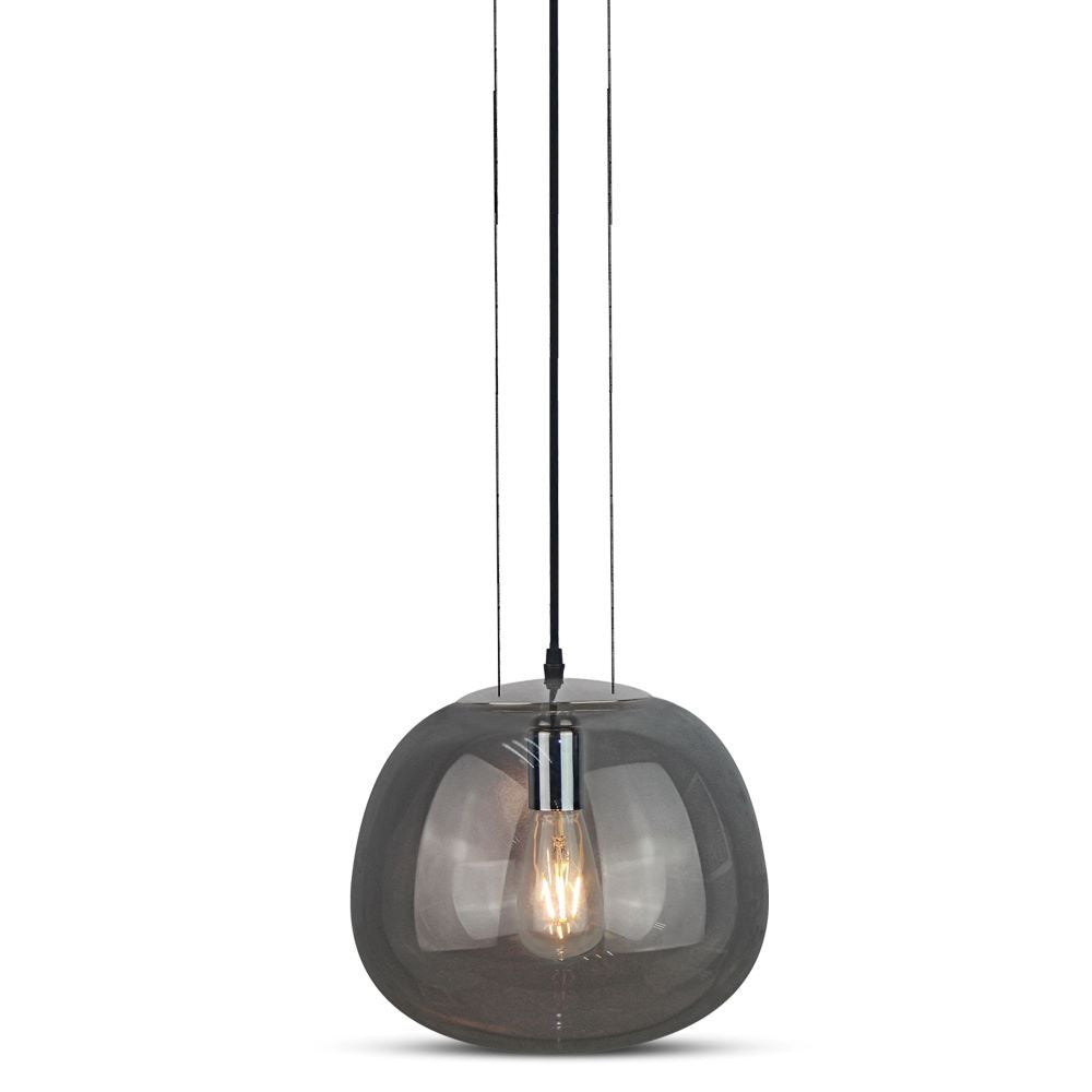 Lampa Wisząca / Klosz: Szkło / Zawieś 3x linka / Średnica: 290