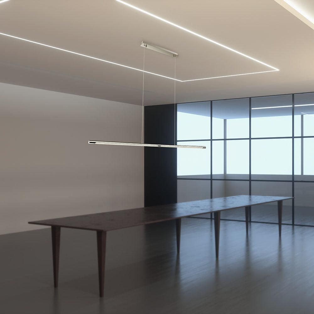 24W Lampa Wisząca / Chrom / Barwa:4000K