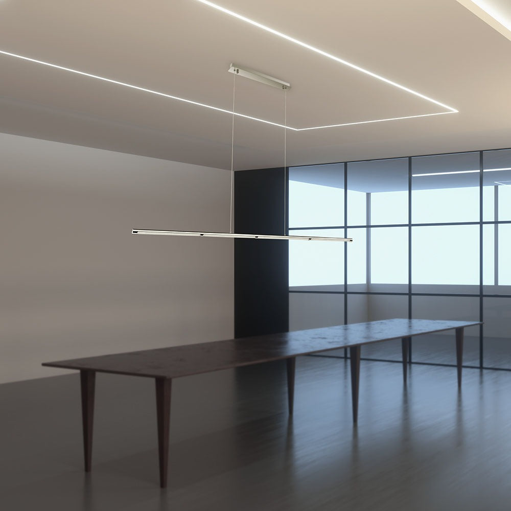 36W Lampa Wisząca / Chrom / Barwa:4000K