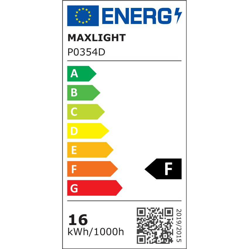 Maxlight Lampa wisząca Organic Horizon 100cm - Stal nierdzewna + akryl - Czarny P0354D