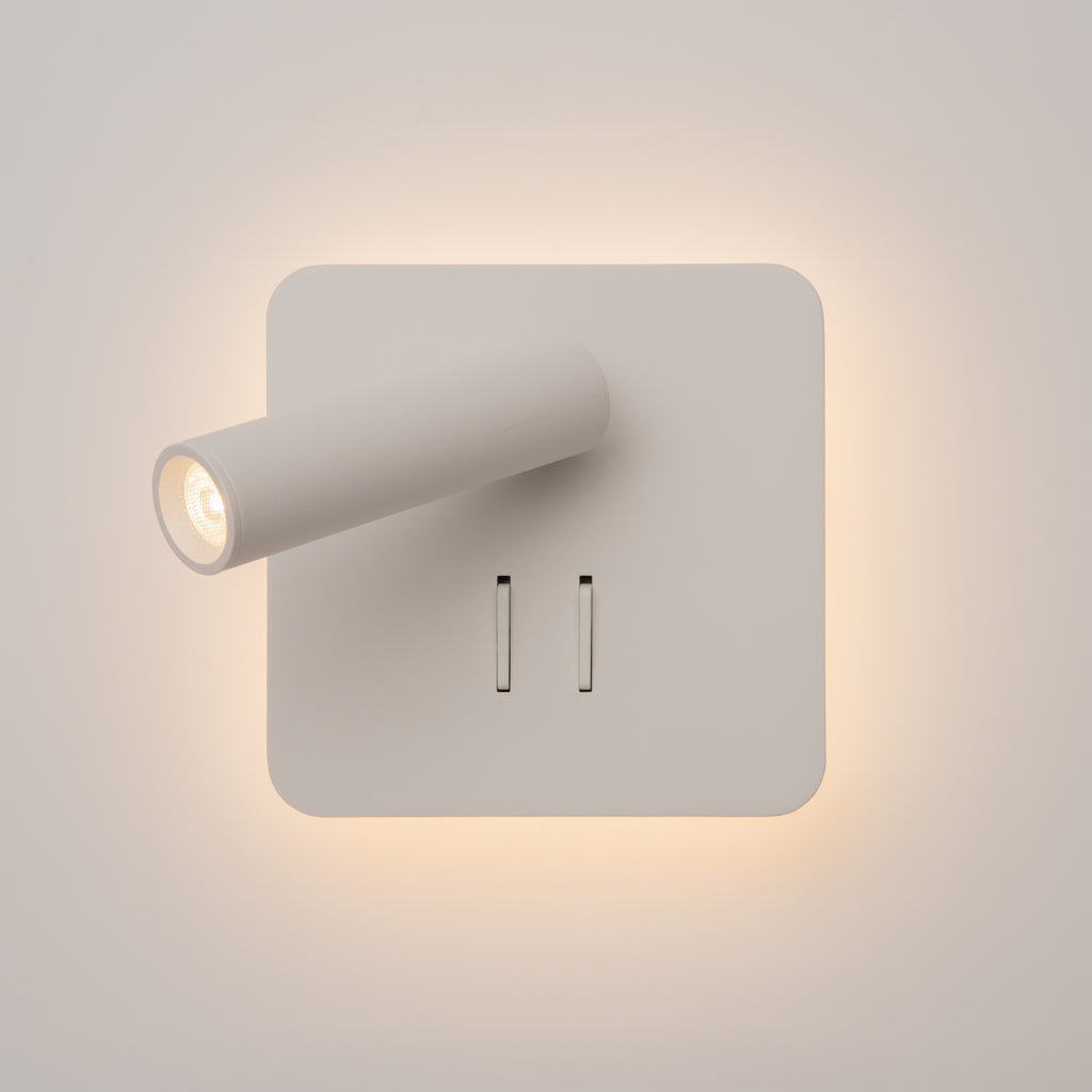 Maytoni Kinkiet Ios 176 - Aluminium - Biały C175-WL-01-6W-W