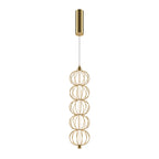 Maytoni Lampa wisząca Golden Cage - Metal - Złoty MOD216PL-L10G3K