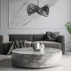 żyrandol Sparkle black 4xE27