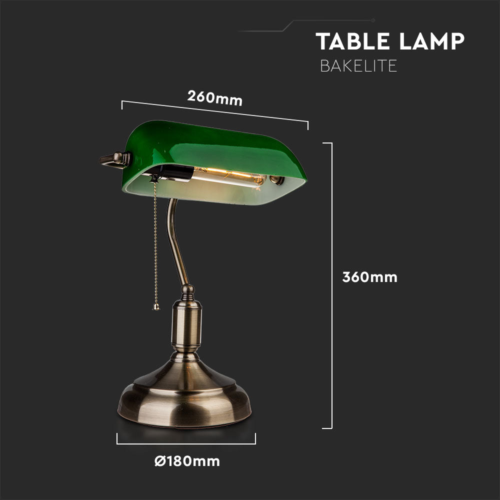 Lampa Biurowa / Trzonek:E27 / Zielony