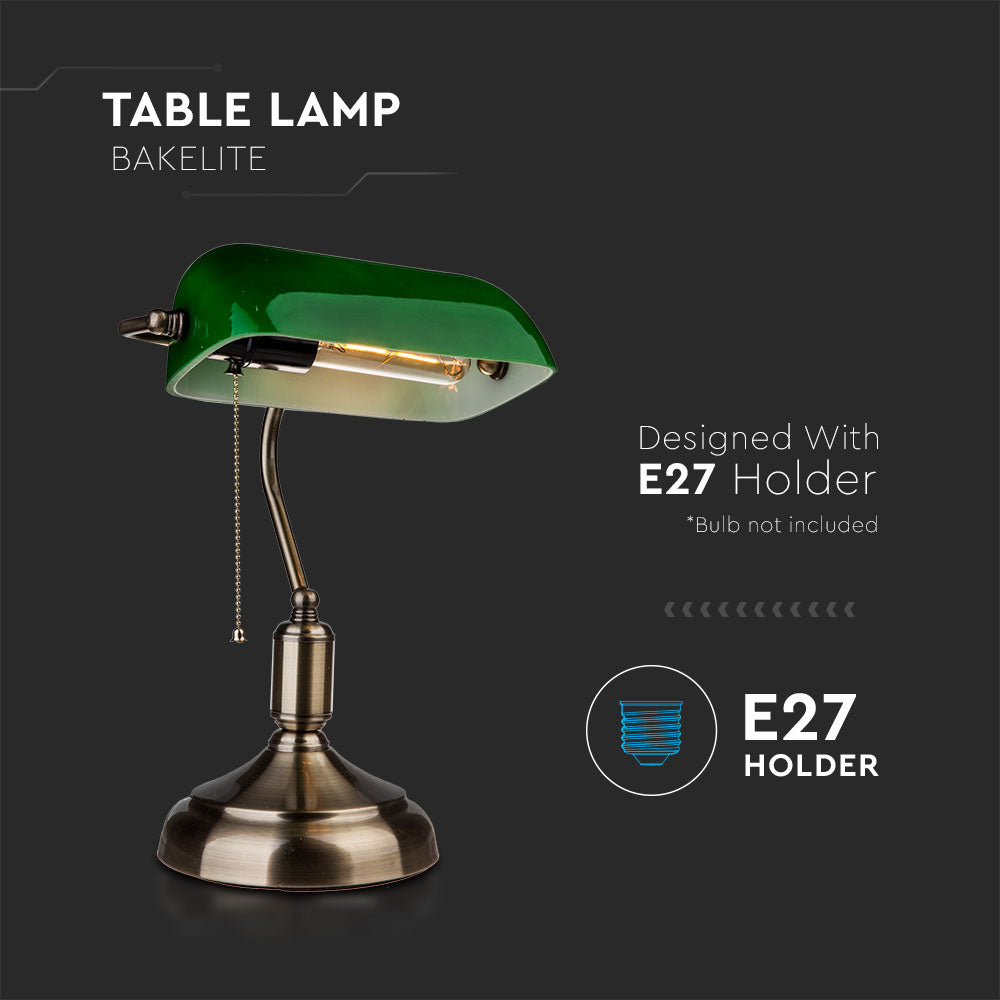 Lampa Biurowa / Trzonek:E27 / Zielony