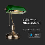 Lampa Biurowa / Trzonek:E27 / Zielony