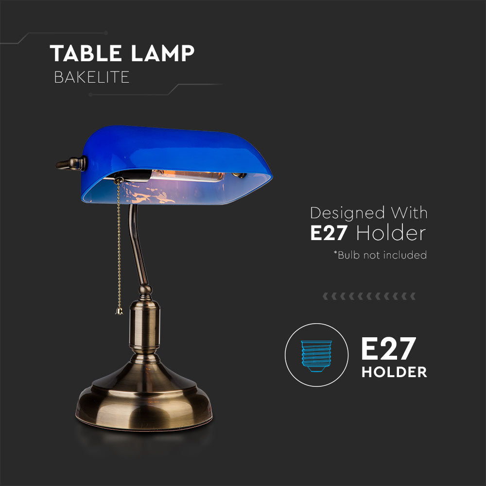 Lampa Biurowa / Trzonek:E27 / Niebieski