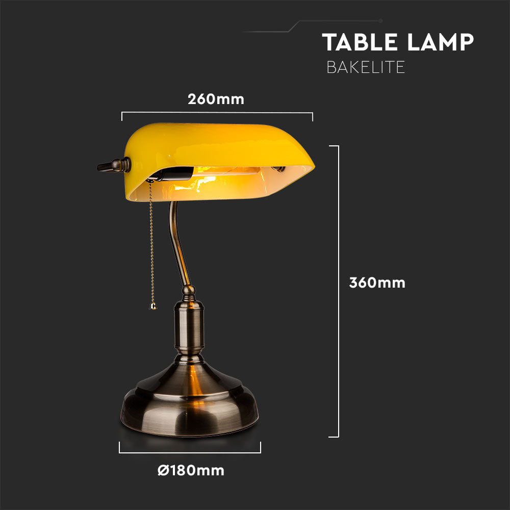 Lampa Biurowa / Trzonek:E27 / Żółty