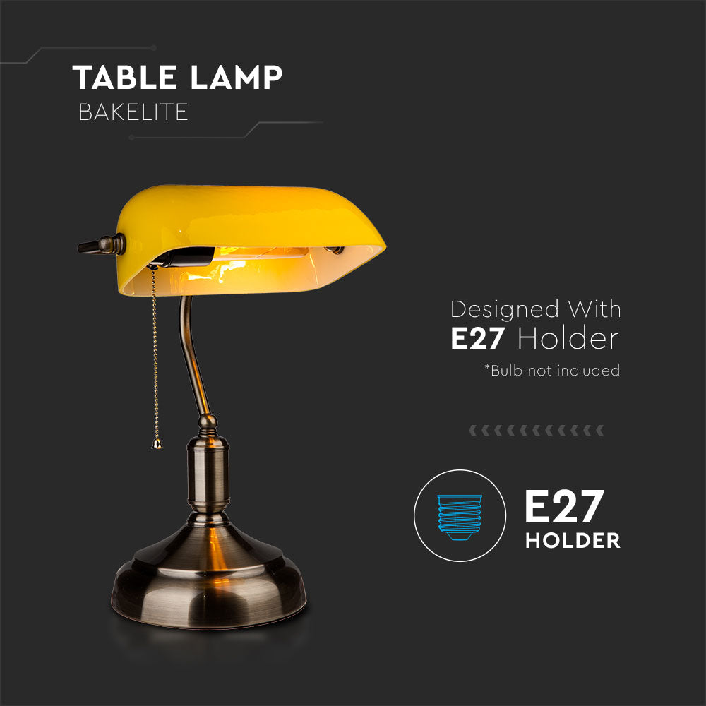 Lampa Biurowa / Trzonek:E27 / Żółty