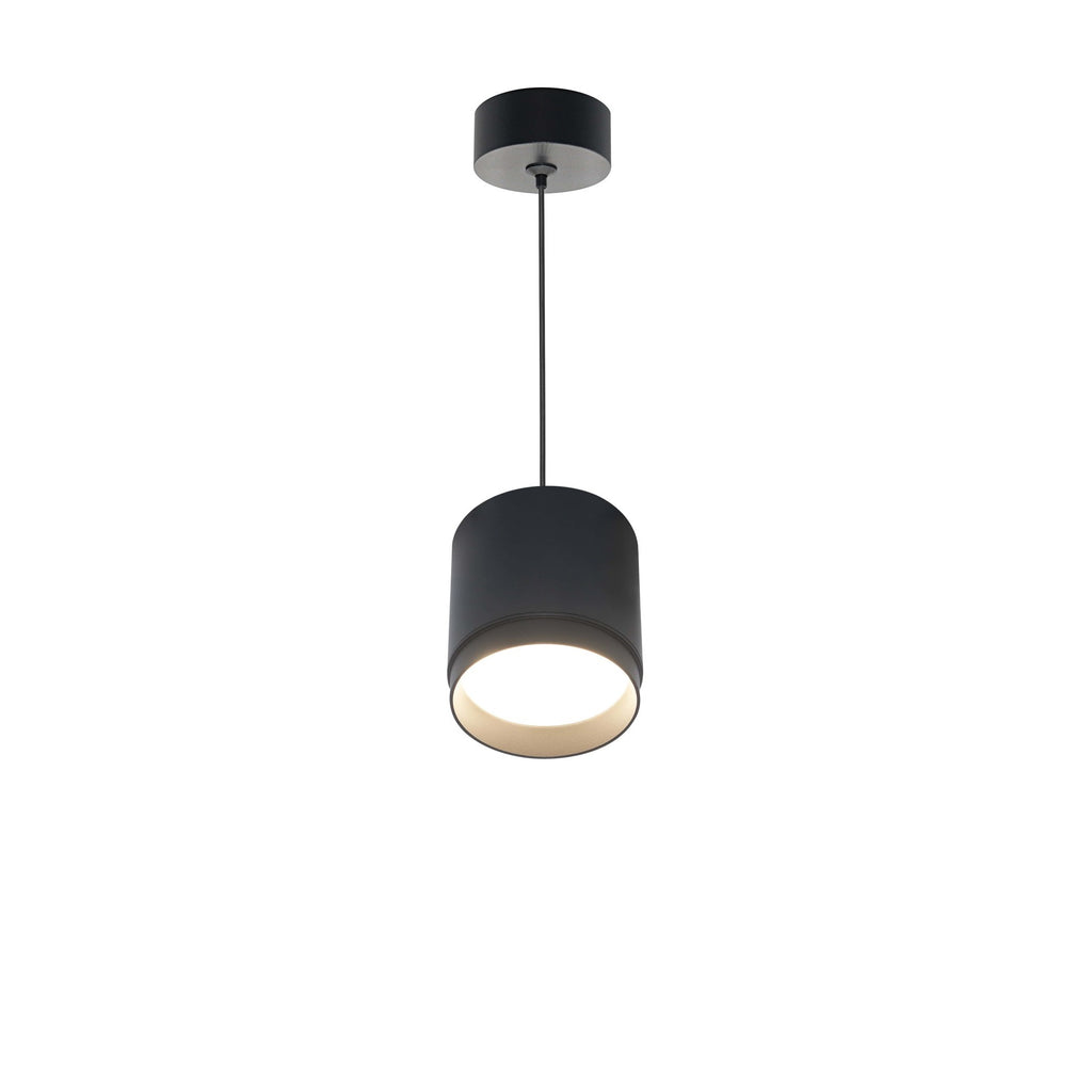 Maytoni Lampa wisząca Polar - Aluminium + tworzywo sztuczne - Czarny P088PL-GX53-B