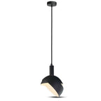 Lampa Wisząca / Regulowany kąt / Klosz: Aluminium / Trzonek:E14 / Czarny