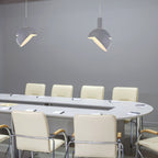Lampa Wisząca / Regulowany kąt / Klosz: Aluminium / Trzonek:E14 / Szary