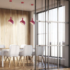 Lampa Wisząca / Regulowany kąt / Klosz: Aluminium / Trzonek:E14/ Różowy