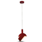 Lampa Wisząca / Regulowany kąt / Klosz: Aluminium / Trzonek:E14/ Czerwony