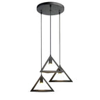 Lampa Wisząca / Geometryczna / Trzonek:E27 / Czarny