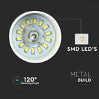 7W Lampa Wisząca LED / Klosz: Akryl / Biały / Barwa:4000K
