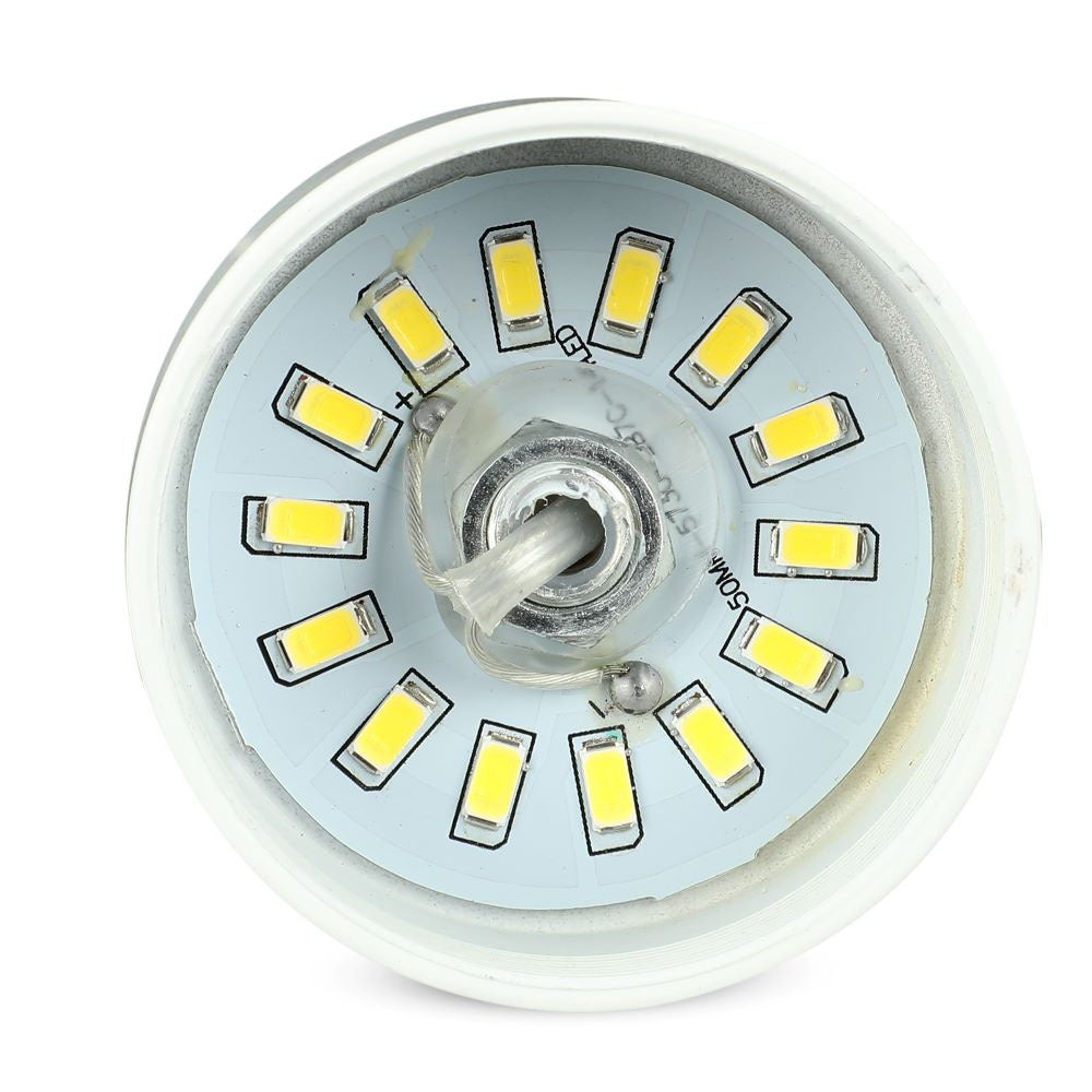 7W Lampa Wisząca LED / Klosz: Akryl / Złoty / Barwa:4000K