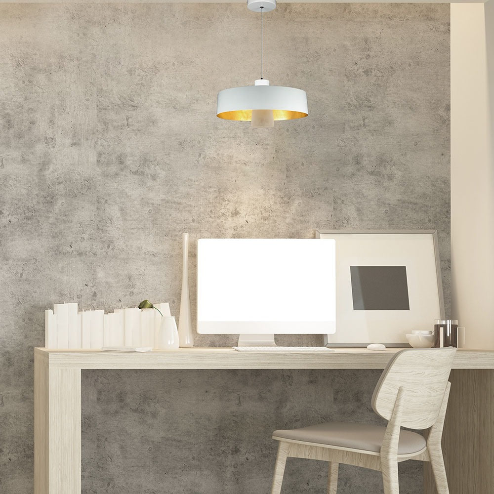 7W Lampa Wisząca LED / Klosz: Akryl / Biały / Barwa:4000K