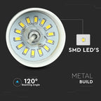 7W Lampa Wisząca LED / Klosz: Akryl / Biały / Barwa:4000K
