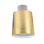 7W Lampa Wisząca LED / Klosz: Akryl / Złoty / Barwa:3000K