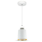 7W Lampa Wisząca LED / Klosz: Akryl / Biały / Barwa:3000K