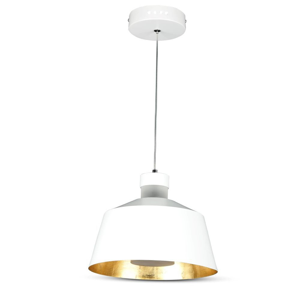 7W Lampa Wisząca LED / Klosz: Akryl / Biały / Barwa:3000K