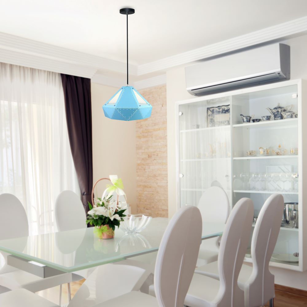 Lampa Wisząca / Niebieski / Średnica: 180