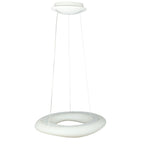 38W Lampa Wisząca / Okrągła / Ściemniana / Biały