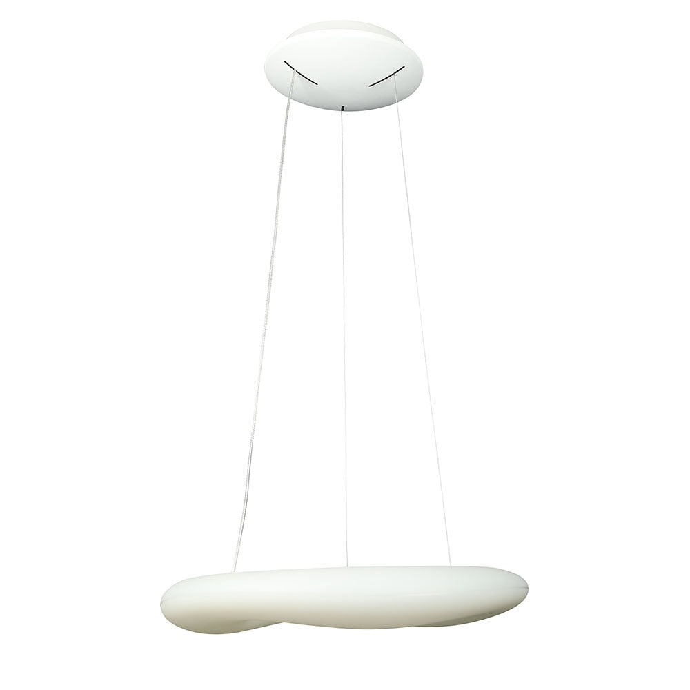 82W Lampa Wisząca / Okrągła / Ściemniana / Biały