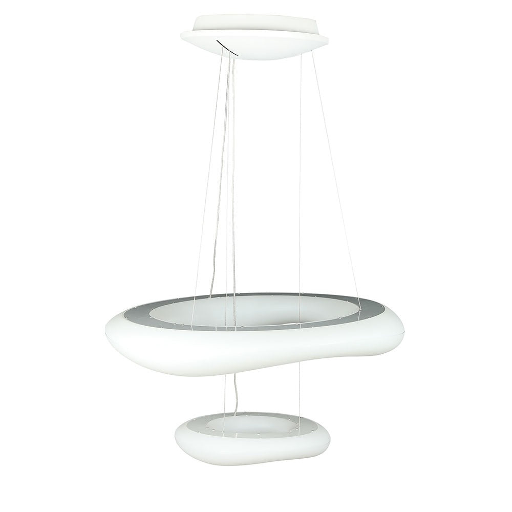 60W Lampa Wisząca / Okrągła / Ściemniana / Biały