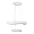 60W Lampa Wisząca / Okrągła / Ściemniana / Biały
