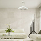 80W Lampa Wisząca / Kwadratowa / Ściemniana / Biały