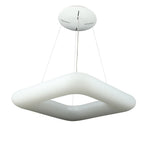 80W Lampa Wisząca / Kwadratowa / Ściemniana / Biały