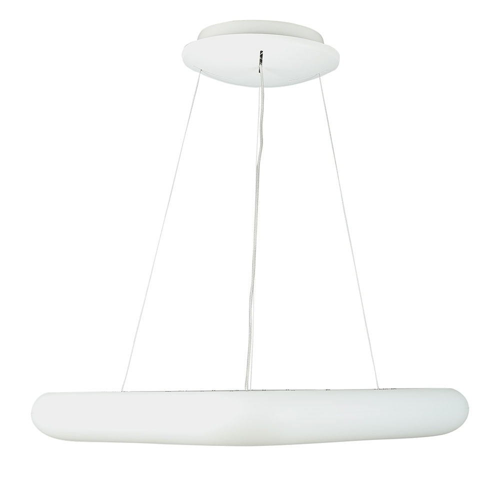 80W Lampa Wisząca / Kwadratowa / Ściemniana / Biały