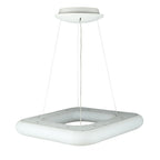 80W Lampa Wisząca / Kwadratowa / Ściemniana / Biały