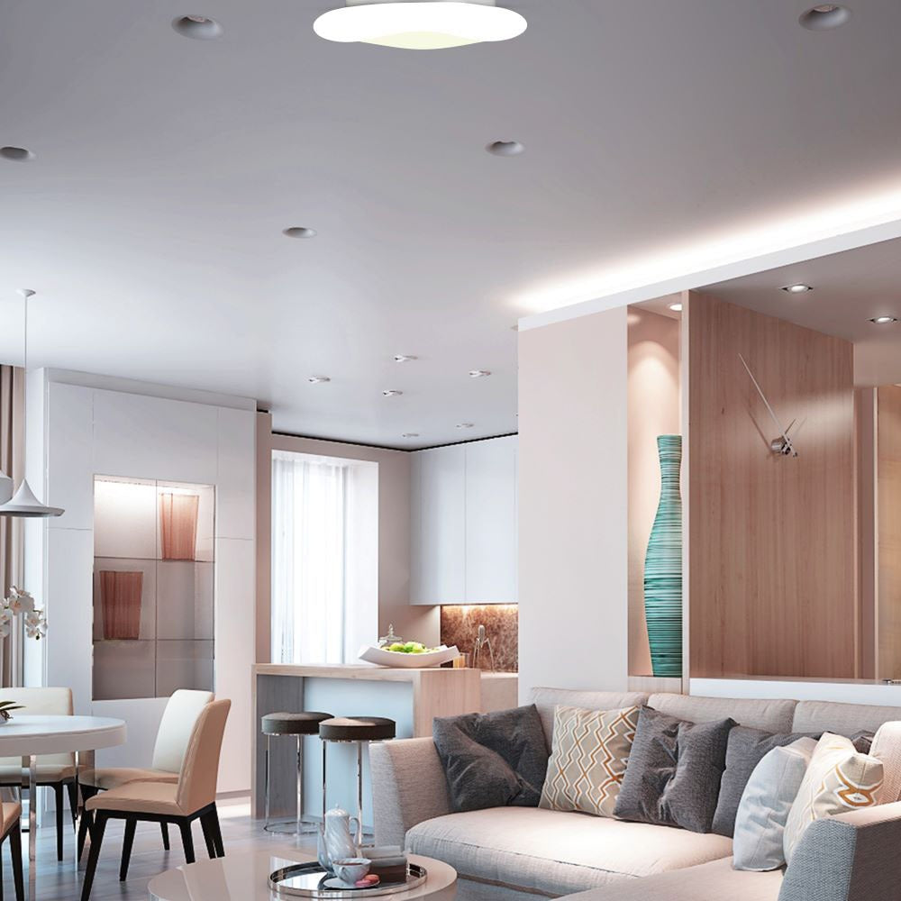 22W Lampa Wisząca / Okrągła / Ściemniana / Biały
