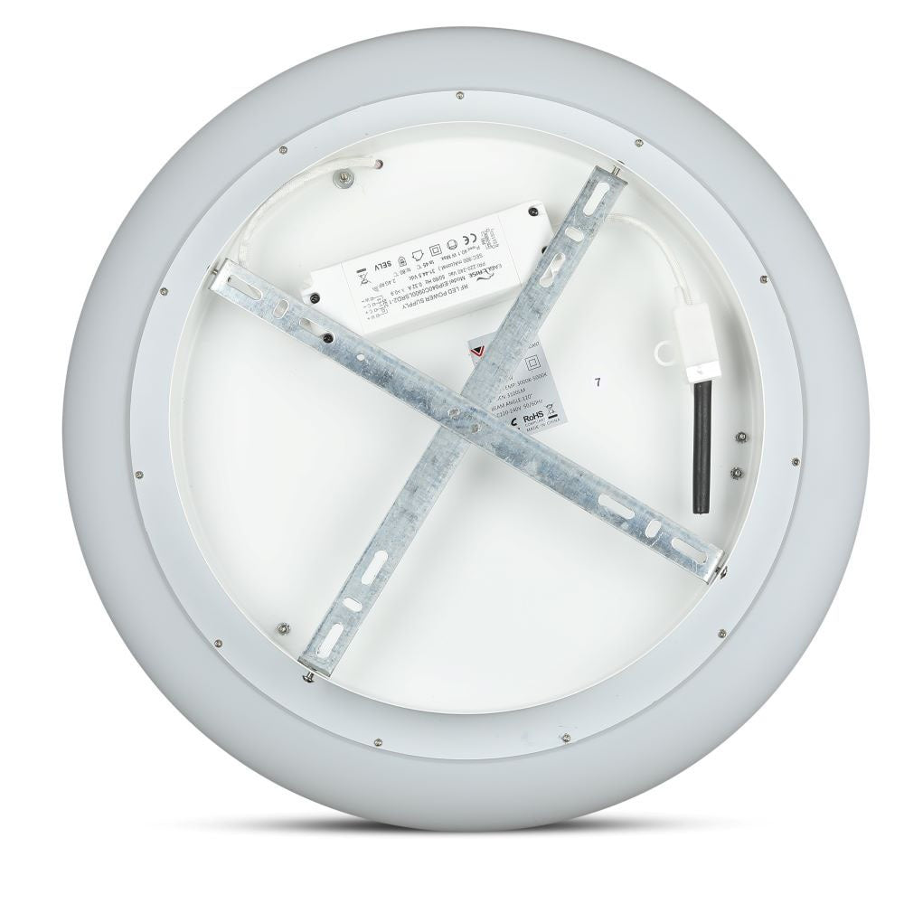 32W Lampa Wisząca / Okrągła / Ściemniana / Biały