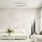 38W Lampa Wisząca / Okrągła / Ściemniana / Biały