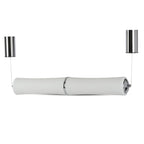 32W Lampa Wisząca LED / Klosz: Mleczny / Ściemniana / Barwa:3000K / Biały