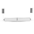 32W Lampa Wisząca LED / Klosz: Mleczny / Ściemniana / Barwa:3000K / Biały