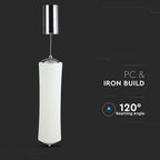 18W Lampa Wisząca LED / Klosz: Mleczny / Ściemniana / Barwa:3000K / Biały
