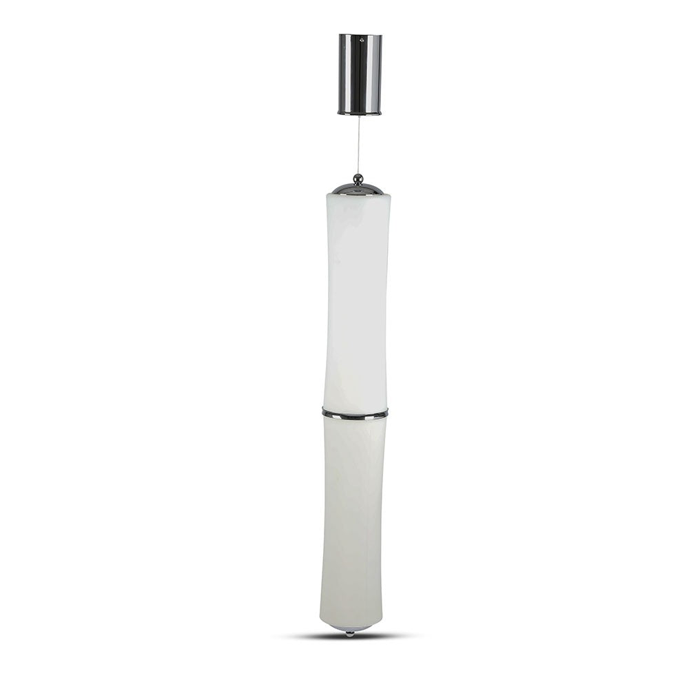 32W Lampa Wisząca LED / Klosz: Mleczny / Ściemniana / Barwa:3000K / Biały
