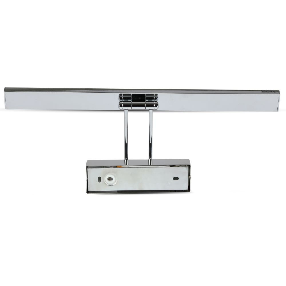 8W Kinkiet LED prostokąt / Lustra - obrazy / Chrom / Barwa: 4000K